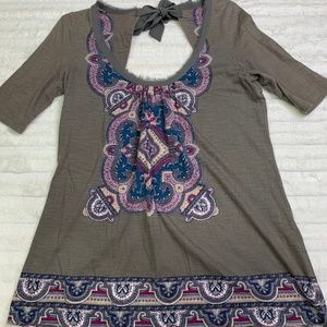 Akemi & Kin Anthropologie Floral Top‎